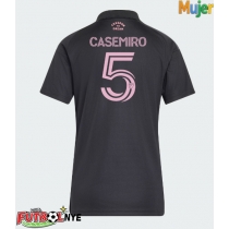 Camiseta Inter Miami Casemiro #5 Visitante Equipación para mujer 2026-27 manga corta